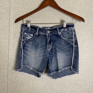 Indigo Rein Denim Distressed Cutoff Jean Shorts
